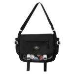 Black Clear Window Messenger Ita Bag