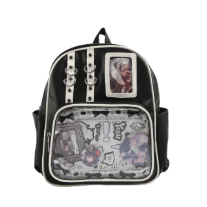 Clear Window Ita Backpack – White