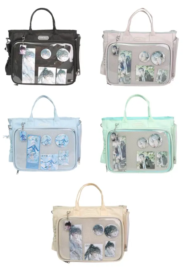 All Five Colors of 3 Way Convertible Ita Bag | Hoclin