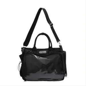 3 Way Convertible Ita Bag — Front View Black | Hoclin
