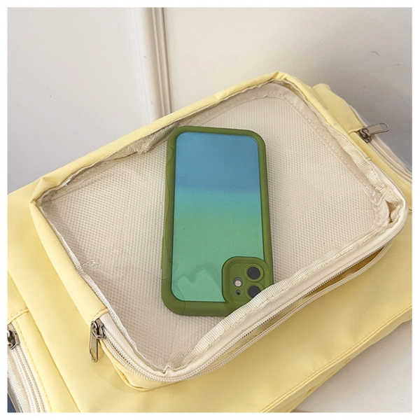 Clear Window Ita Bag Holding a Smartphone | Hoclin