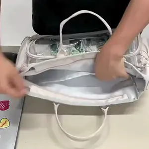 Interior of ita bag showing laptop sleeve and slip pockets
