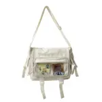 White Clear Window Ita Bag – Cream Variant