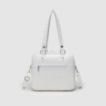 White Ita Bag Rear View with Hidden Pocket