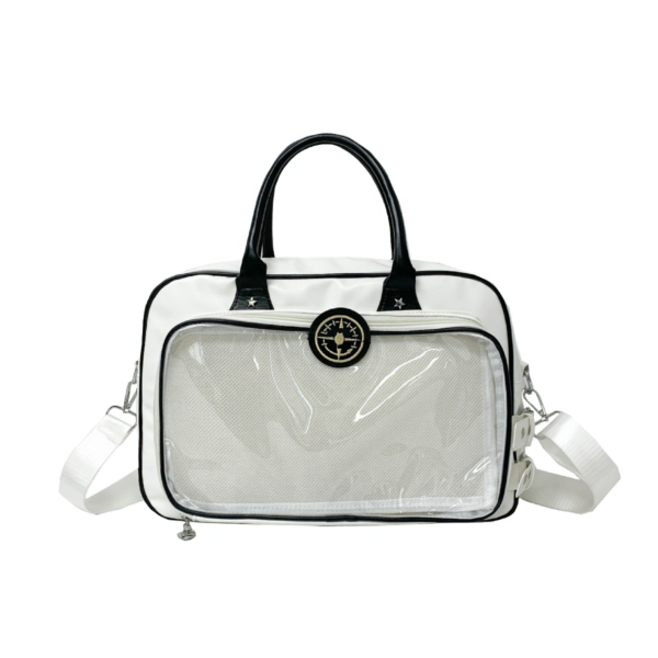 Empty White Ita Bag Front View | Hoclin