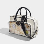 Side View White Ita Bag Showing 10cm Depth | Hoclin