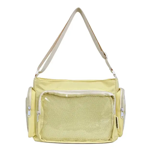 Yellow Crossbody Ita Bag – Lemon Yellow Harajuku Style | Hoclin