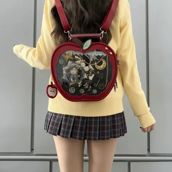 Red Apple Ita Bag Backpack Mode