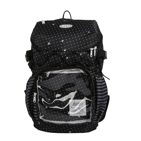 Black Clear Window Ita Backpack