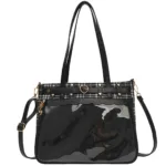 Black and White Grid Ita Bag