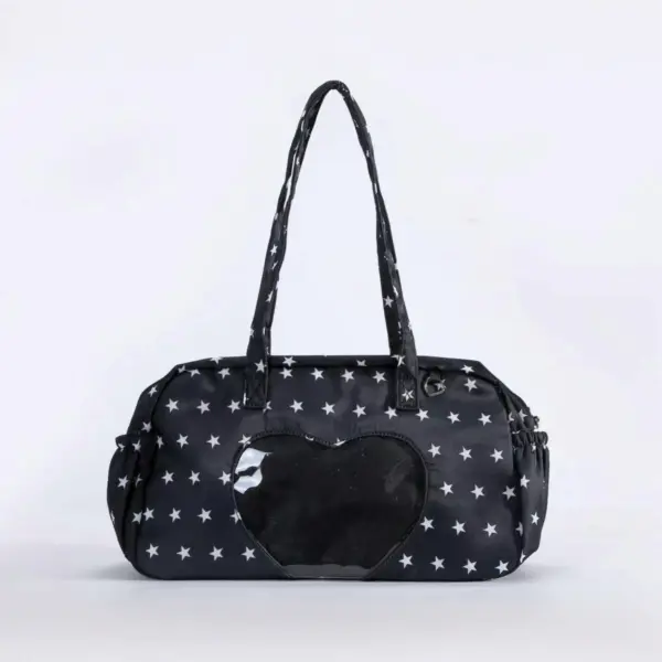 Black Star Ita Bag with Wings