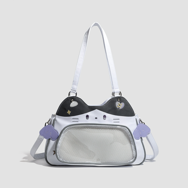 Black and White Cat Ita Bag
