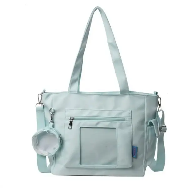 Blue Canvas Crossbody Ita Bag