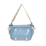 Blue Clear Window Ita Bag