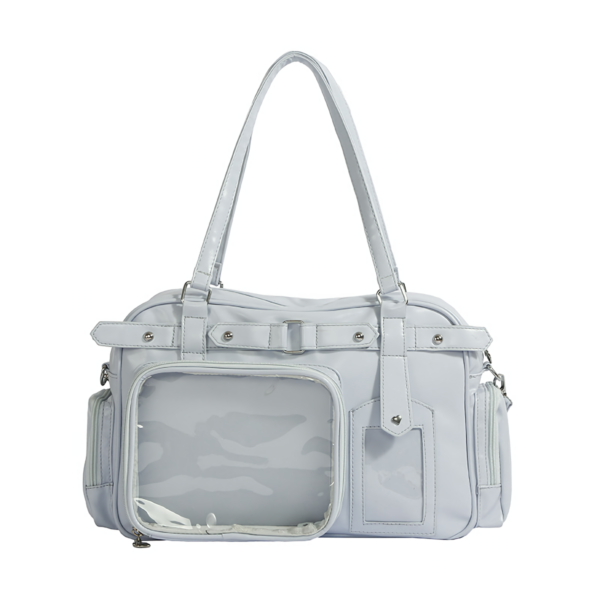 Blue Ita Bag Clear Window Blue Ita Bag Clear Window
