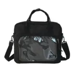 Clear window ita bag crossbody - Black Clear window ita bag crossbody Black