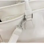 Close up of Strap Hardware and Handle Attachment