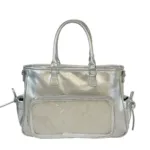 Clear Window Ita Bag Main – Front View on White Background Clear Window Ita Bag Main – Front View on White Background