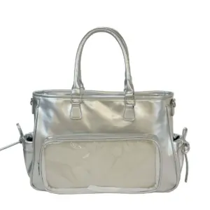 Clear Window Ita Bag Main – Front View on White Background