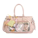 Pink Ita Bag – Clear Window Crossbody Pink Ita Bag – Clear Window Crossbody