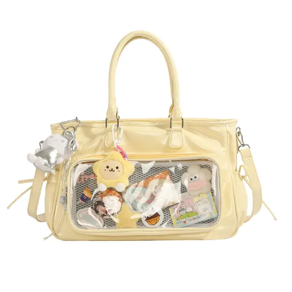Yellow Ita Bag – Clear Window Crossbody