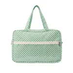 Cream Polka Dot Ita Bag Front View
