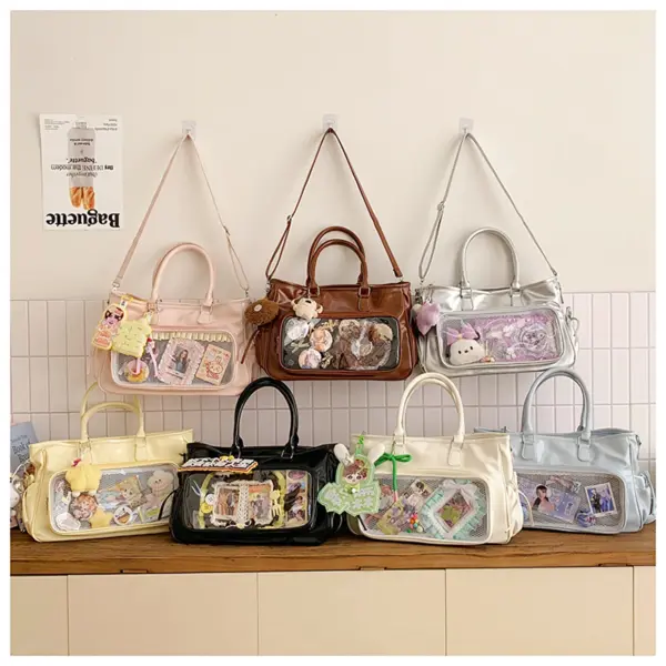 Group of ita bags in multiple colors showing color options