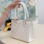 Back View of Ita Bag with Quilted Texture