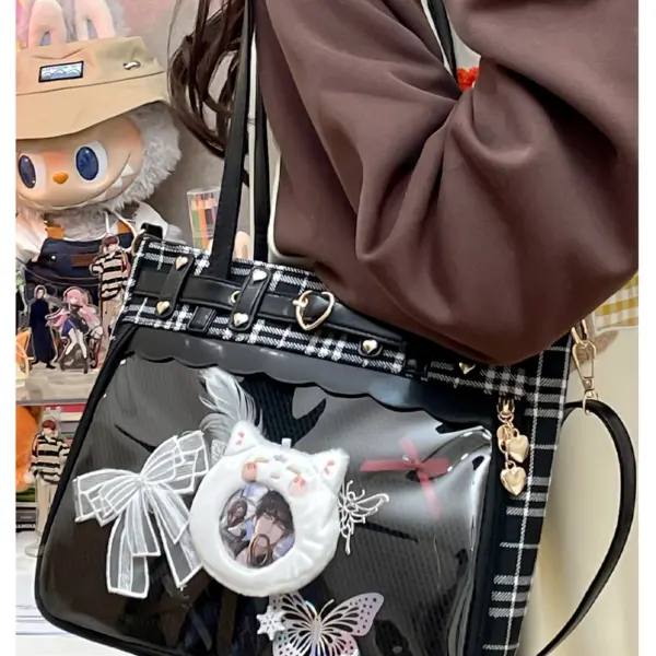 Close-up of Ita Bag Hardware and Decor Close up of Ita Bag Hardware and Decor