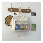 Ita bag hanging on wall hook Ita bag hanging on wall hook