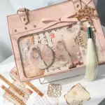 Light Pink Ita Bag Filled with Pins