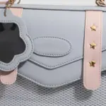 Side Panel with Gold Star Studs and Paw Charm Side Panel with Gold Star Studs and Paw Charm