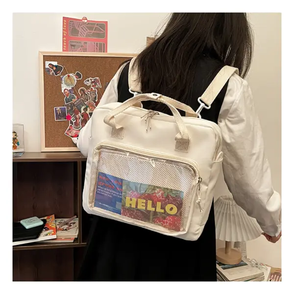 Ita bag worn on back Ita bag worn on back