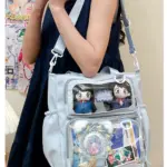 Light Blue Ita Bag Side Angle Display Light Blue Ita Bag Side Angle Display