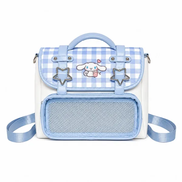 Light Blue Plaid Ita Bag