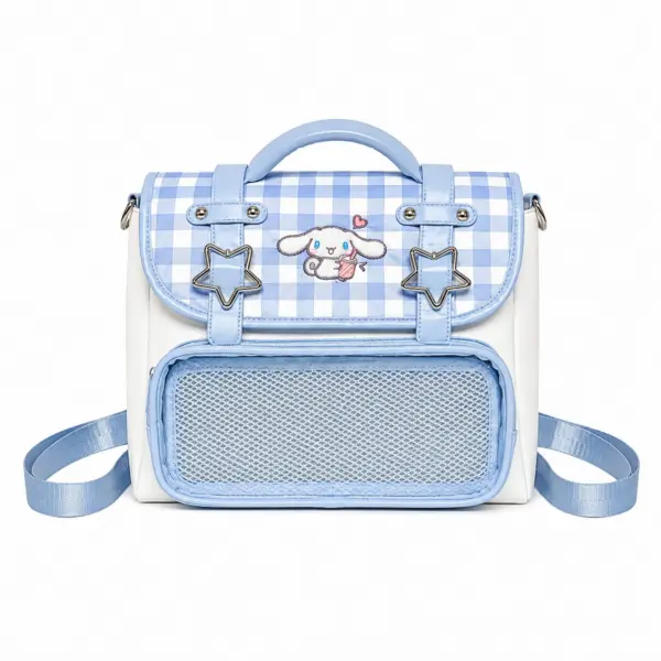 Light Blue Plaid Ita Bag Variant