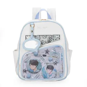 Light Blue Speech Bubble Cutout Ita Bag Light Blue Speech Bubble Cutout Ita Bag