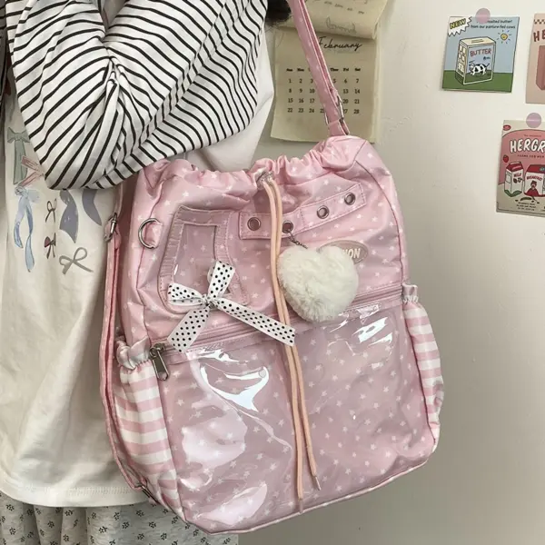 Person Wearing Light Pink Ita Bag Crossbody