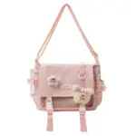 Pink Star Pattern Crossbody Ita Bag