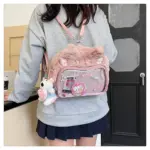 Plush Ita Bag Worn as Backpack Plush Ita Bag Worn as Backpack