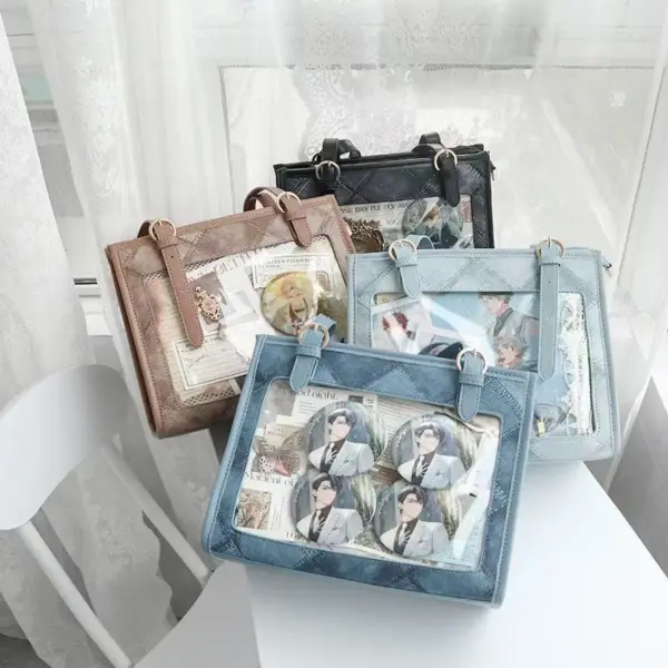Four Color Quilted Ita Bag Set Four Color Quilted Ita Bag Set