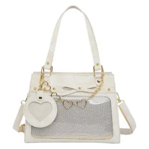 Rectangular Clear Window Ita Bag – Front View Rectangular Clear Window Ita Bag – Front View
