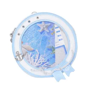 Blue Round Ita Bag Backpack Blue Round Ita Bag Backpack