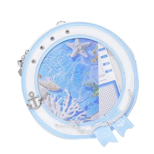 Blue Round Ita Bag Backpack