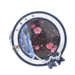 Navy Blue Round Ita Bag Backpack