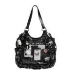 Black Leopard Print Ita Bag