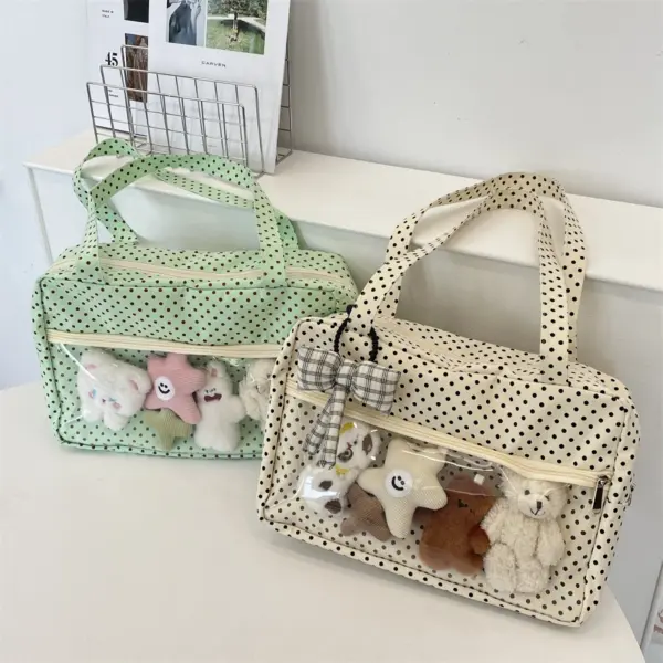 Side by Side Mint Green and Cream Ita Bags
