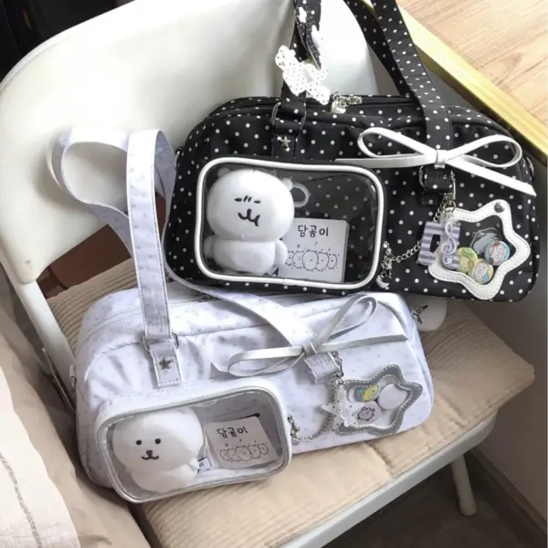 Black and White Ita Bags Side by Side Black and White Ita Bags Side by Side