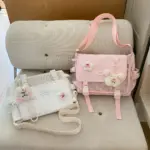 White and Pink Star Ita Bags Side by Side