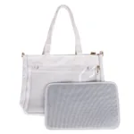 White Clear Window Tote Bag White Clear Window Tote Bag